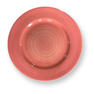 Plato coral vivo
