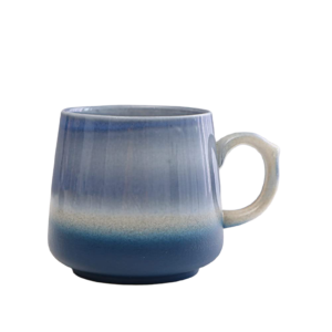 Taza azul gradiente
