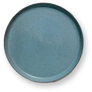 Plato azul bruma
